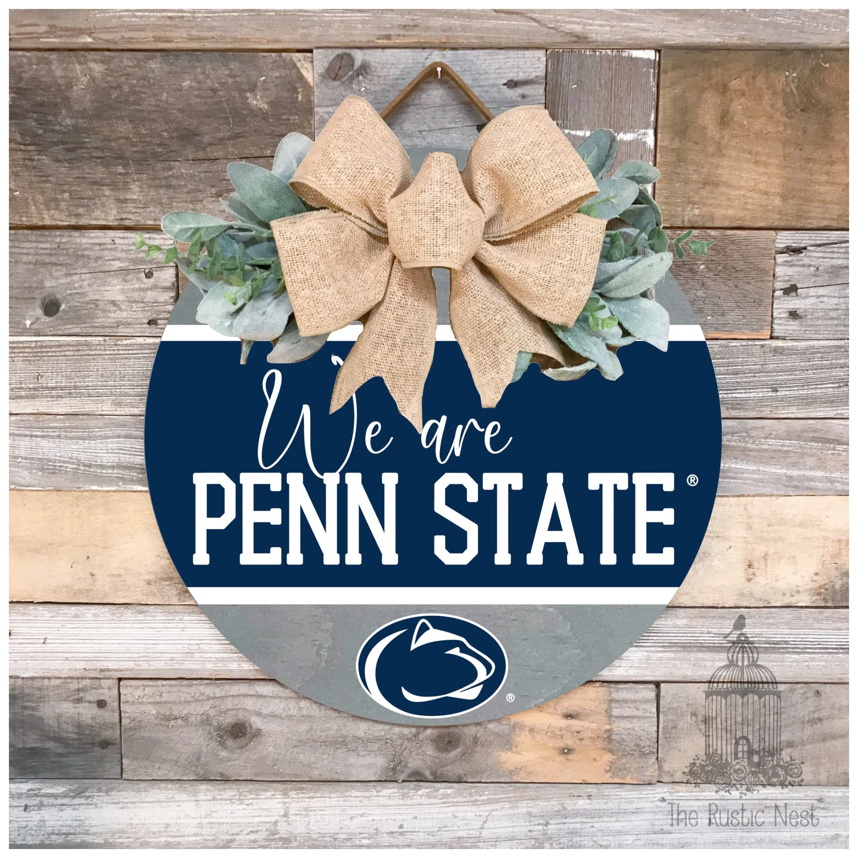 We Are Penn State Door Hanger | Penn State Sign | We Are Sign | Penn State Football | Nittany Lions Sign | PSU | Penn State Merch | WE ARE