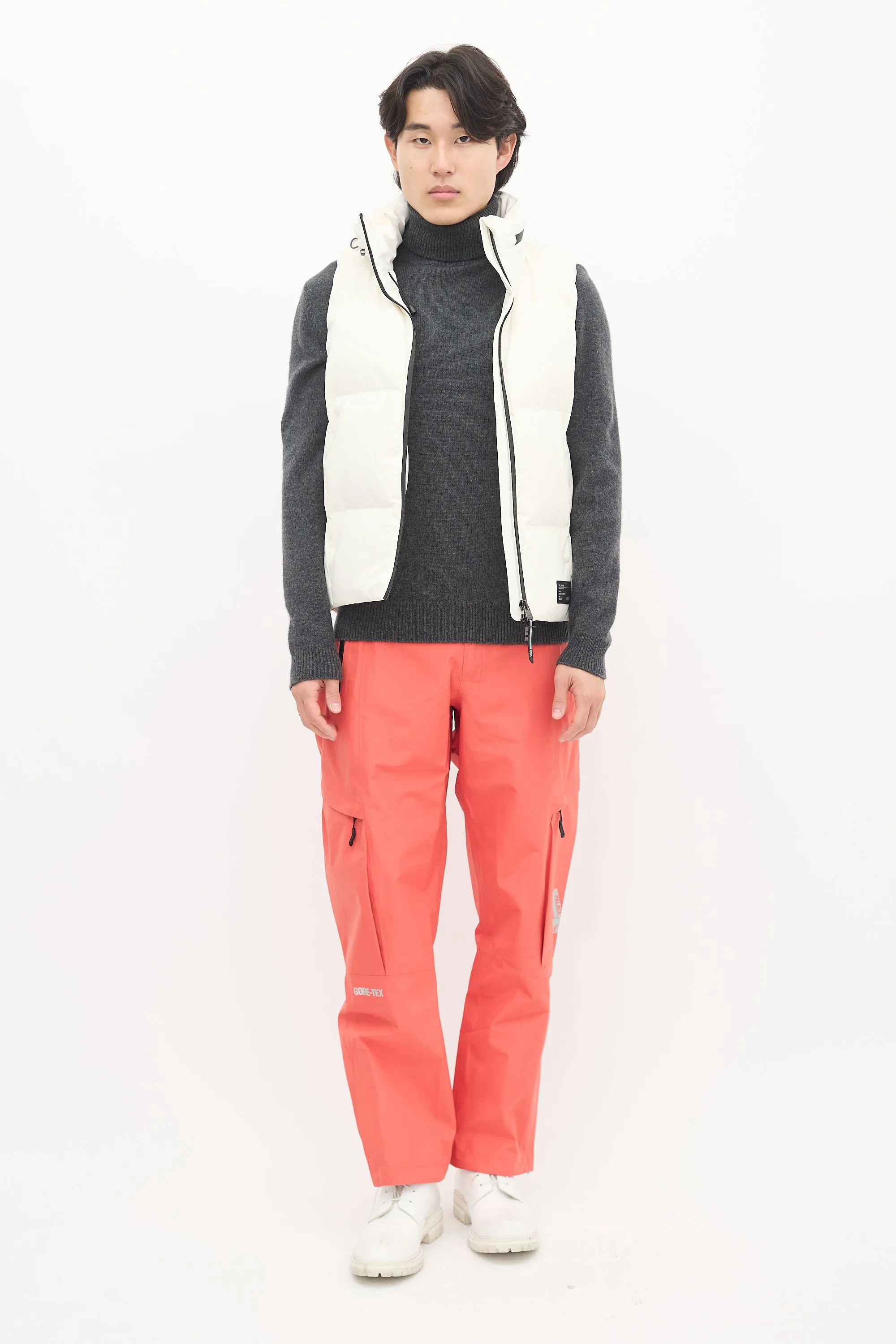 White Down Oren Puffer Vest