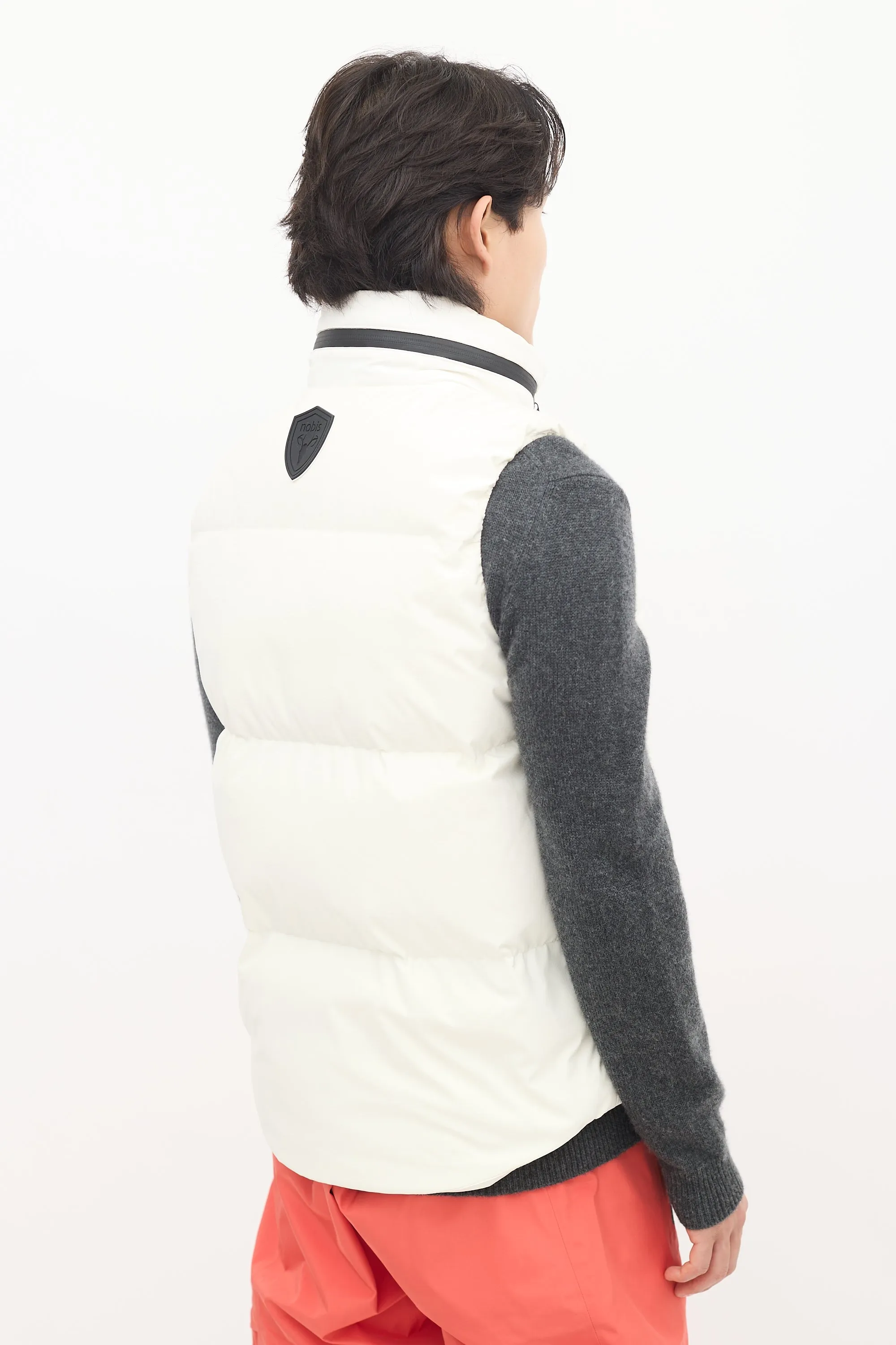 White Down Oren Puffer Vest