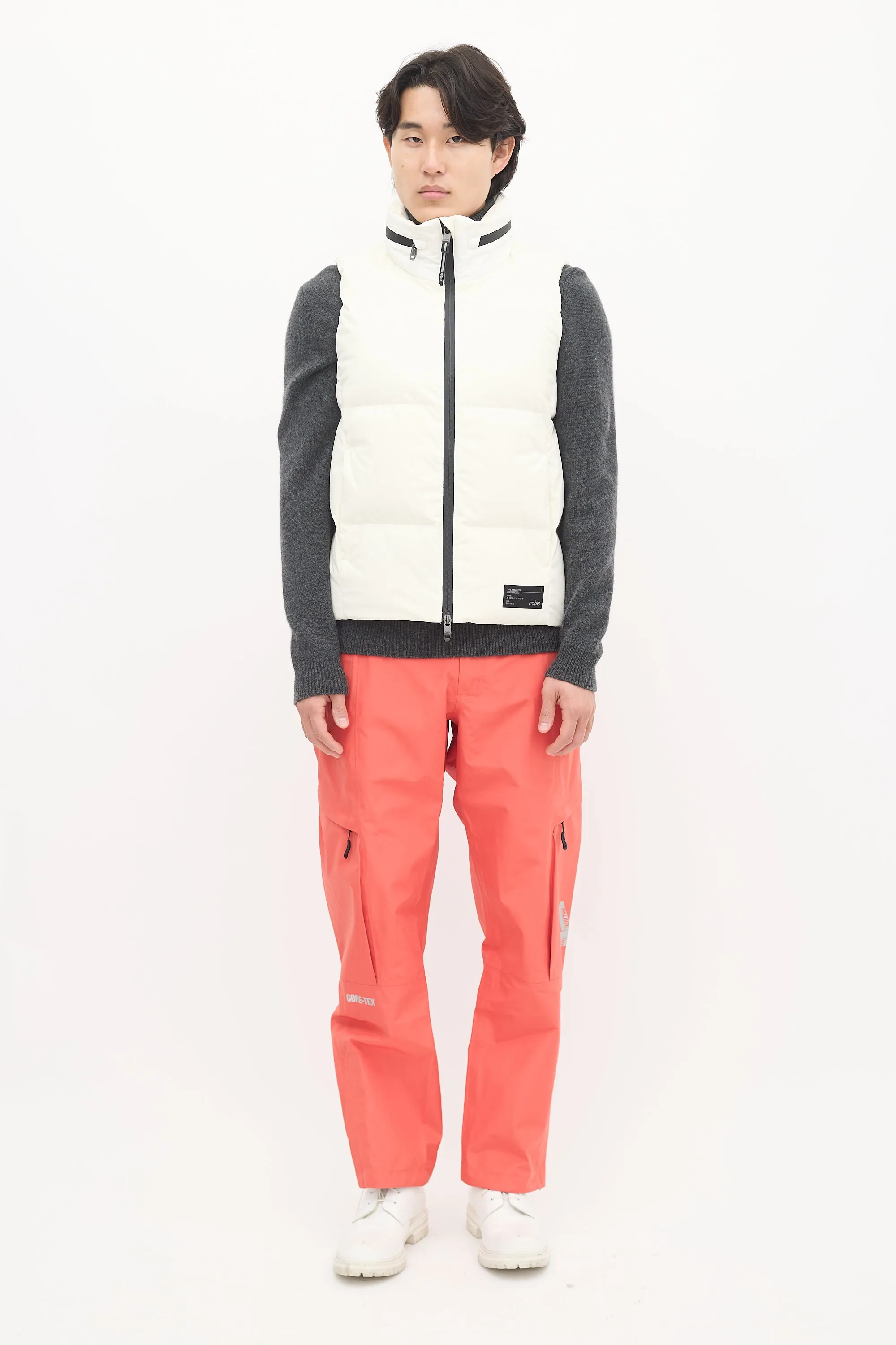 White Down Oren Puffer Vest