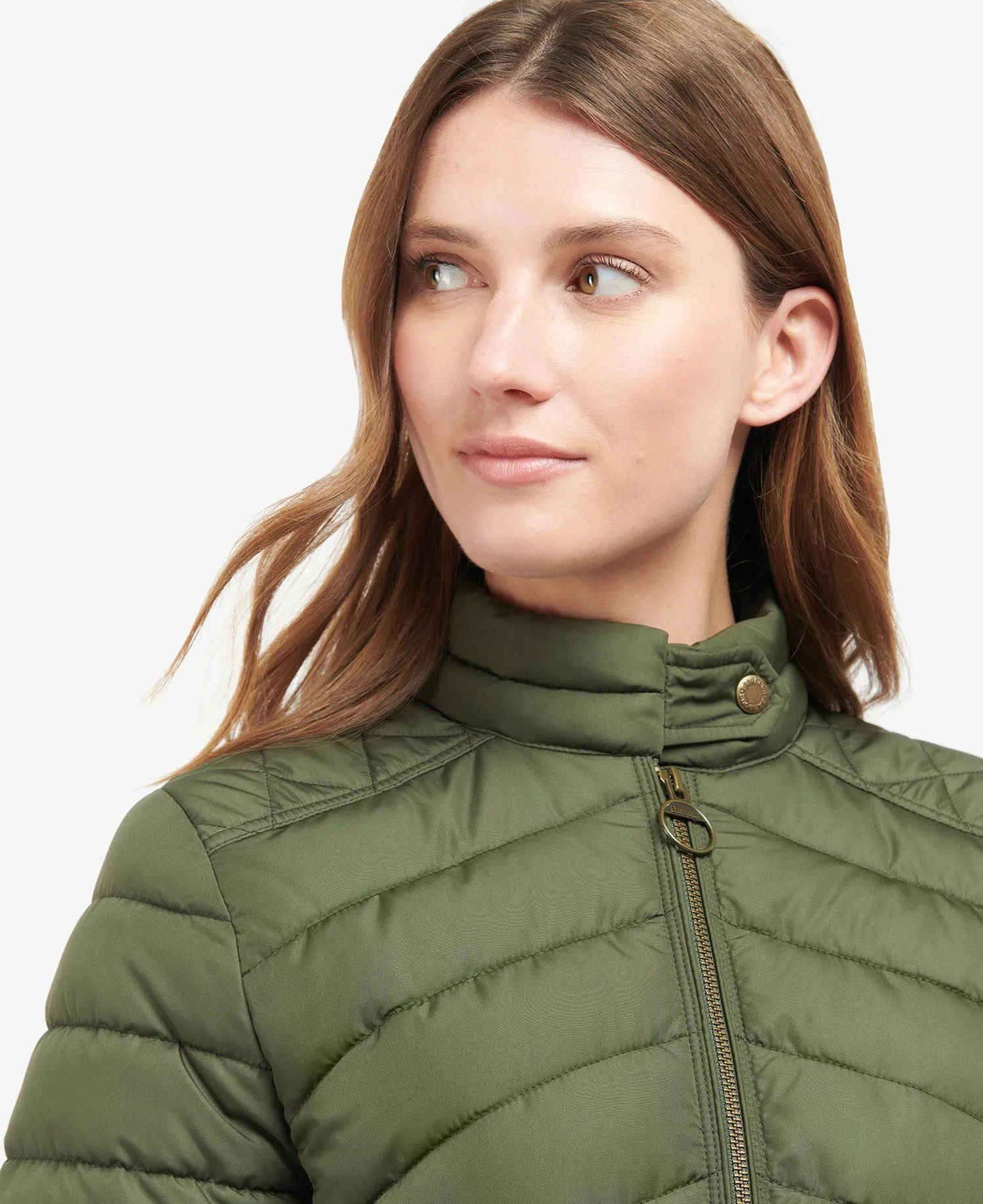 Women's Stretch Cavalry Quilted Jacket - Olive