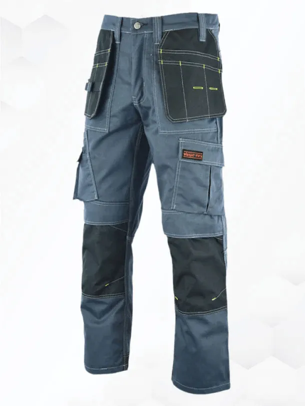 WrightFits Pro Builder Heavy Duty Work Trousers - DT